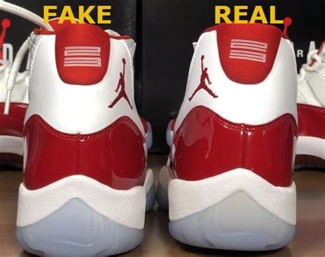 how to spot fake jordan 11 shoes|jordan 11 cherry inside tag.